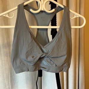 Whitney Simmons sports bra blue